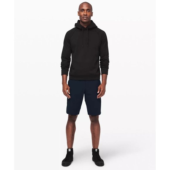 Lululemon Men 28"W Commission Shorts 11" Inseam Navy Blue Warpstreme ABC NWT - Picture 1 of 12
